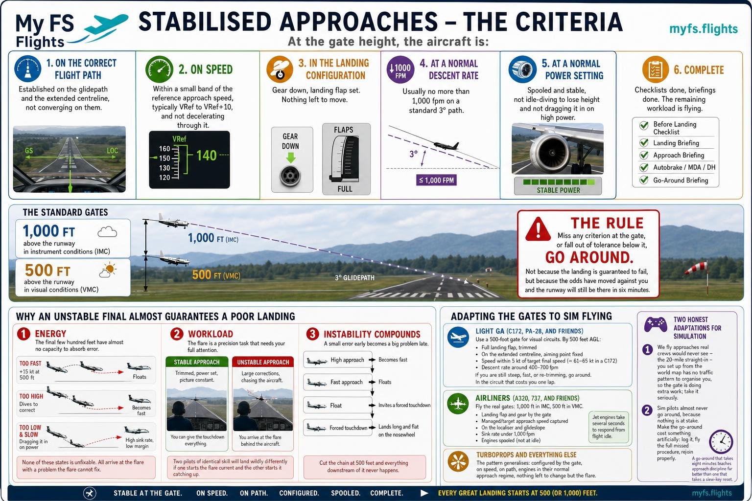 The Stabilised Approach: The One Habit That Fixes Most Bad Landings
